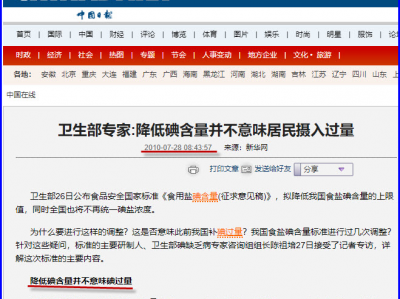 《中国补碘真情录》第十辑 最后的抗争 第五章  国家卫健委意外承认中国补碘存在不科学问题